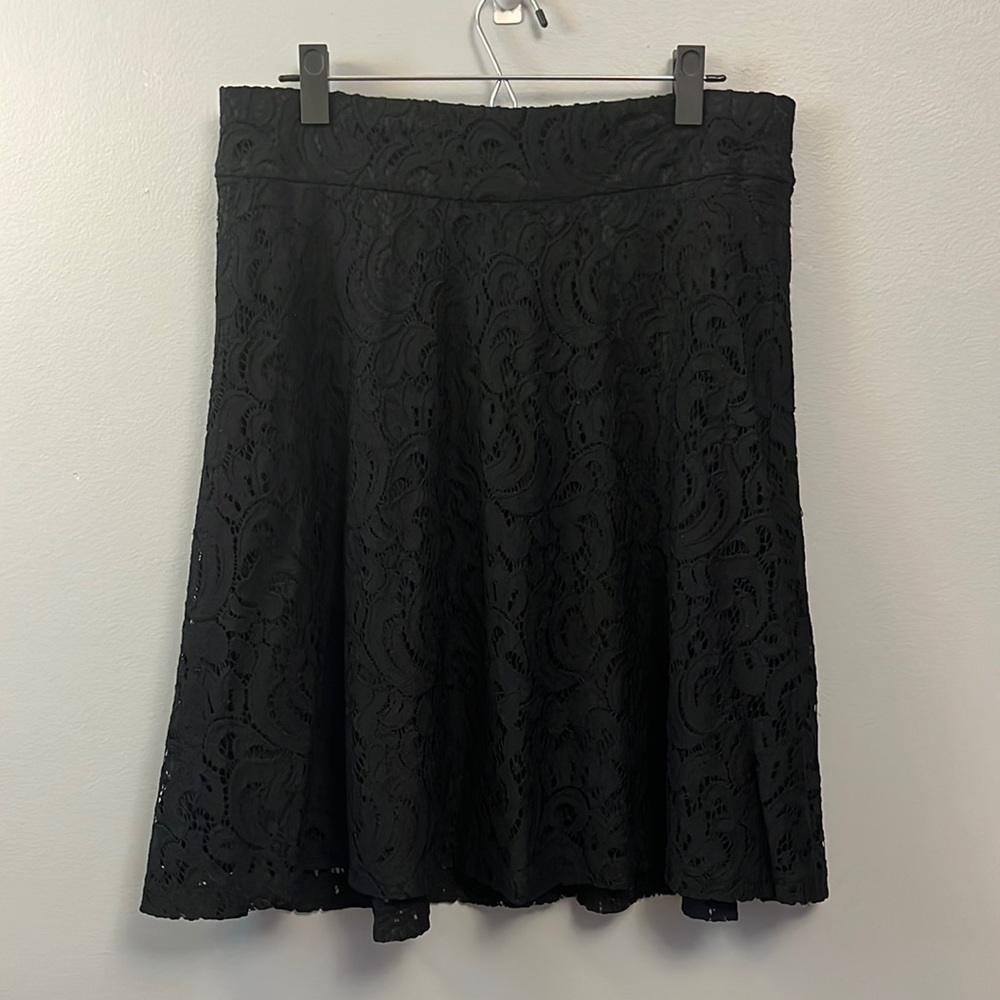 Alfani Womens Lace A-line Skirt